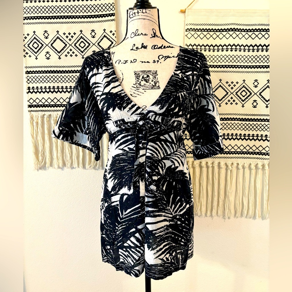 Old Navy Palm Print Swim Cover Up